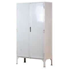 Vintage Iron Medical Cabinet, 1940s