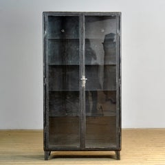 Vintage Iron Medical Cabinet, 1960’s