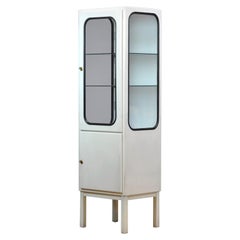 Vintage Iron Medical Cabinet, 1970s