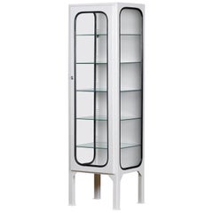 Vintage Iron Medical Cabinet, 1970s