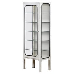 Vintage Iron Medical Cabinet, 1970s