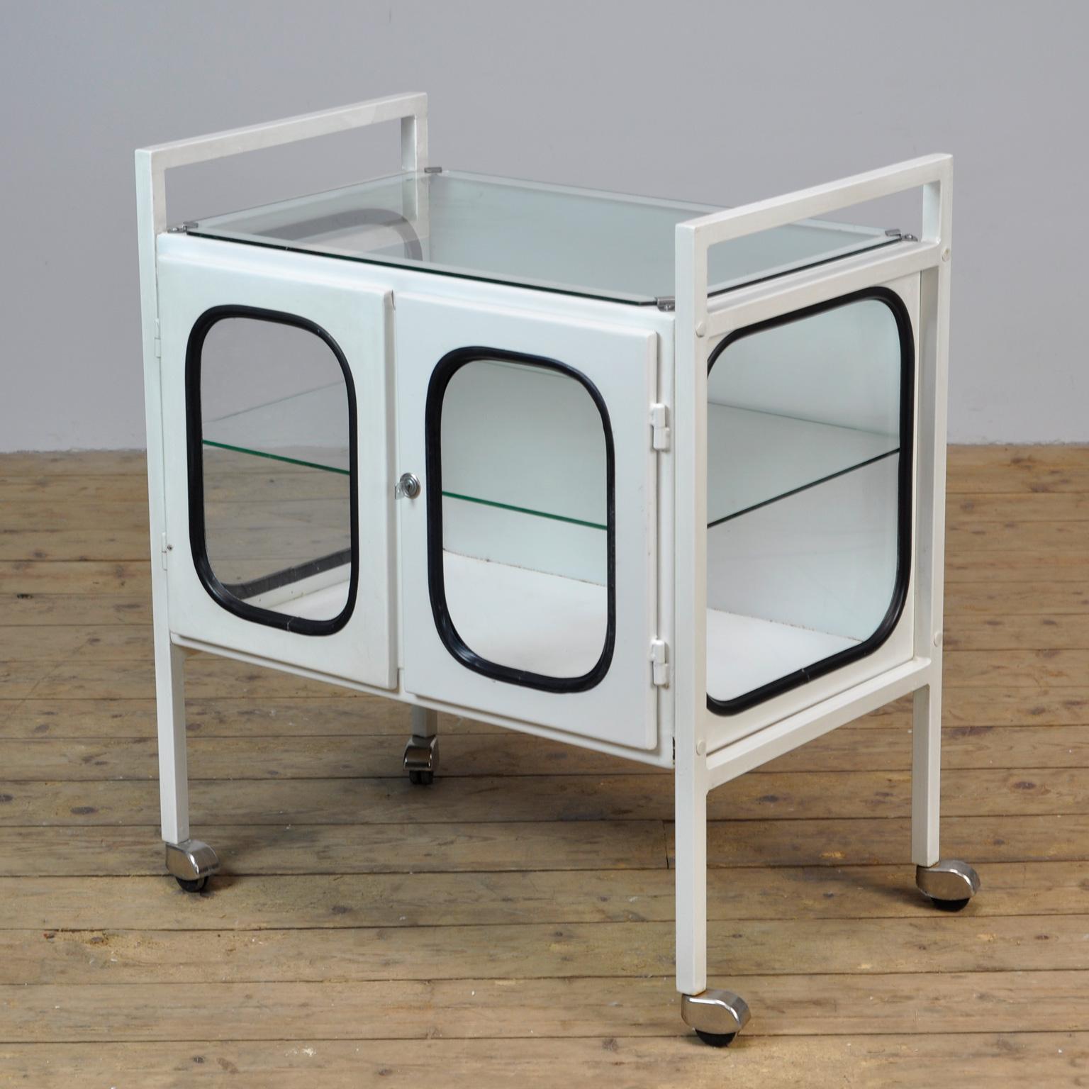 Late 20th Century Vintage Iron Medical Trolley, 1970s