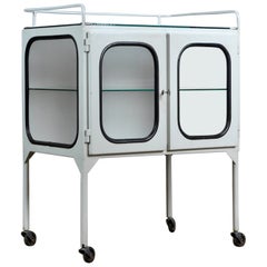 Vintage Iron Medical Trolley, 1970s