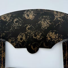 Vintage Iron Metal Side Chair, Mid-Century Modern, Spain