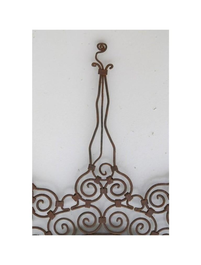 Vintage Iron Mirror, Italy, 1970s In Good Condition For Sale In Roma, IT