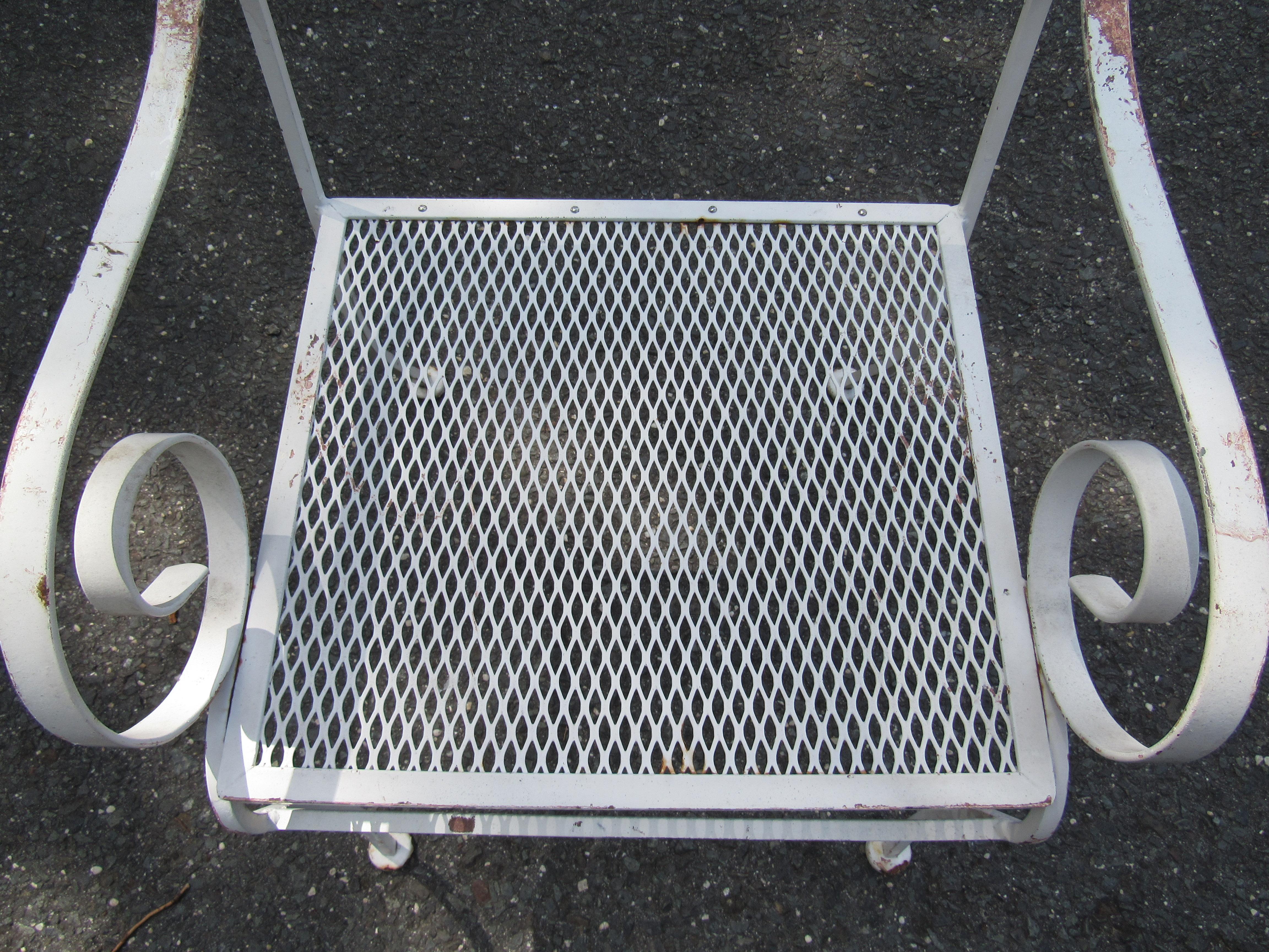 Vintage Iron Patio Dining Set 6