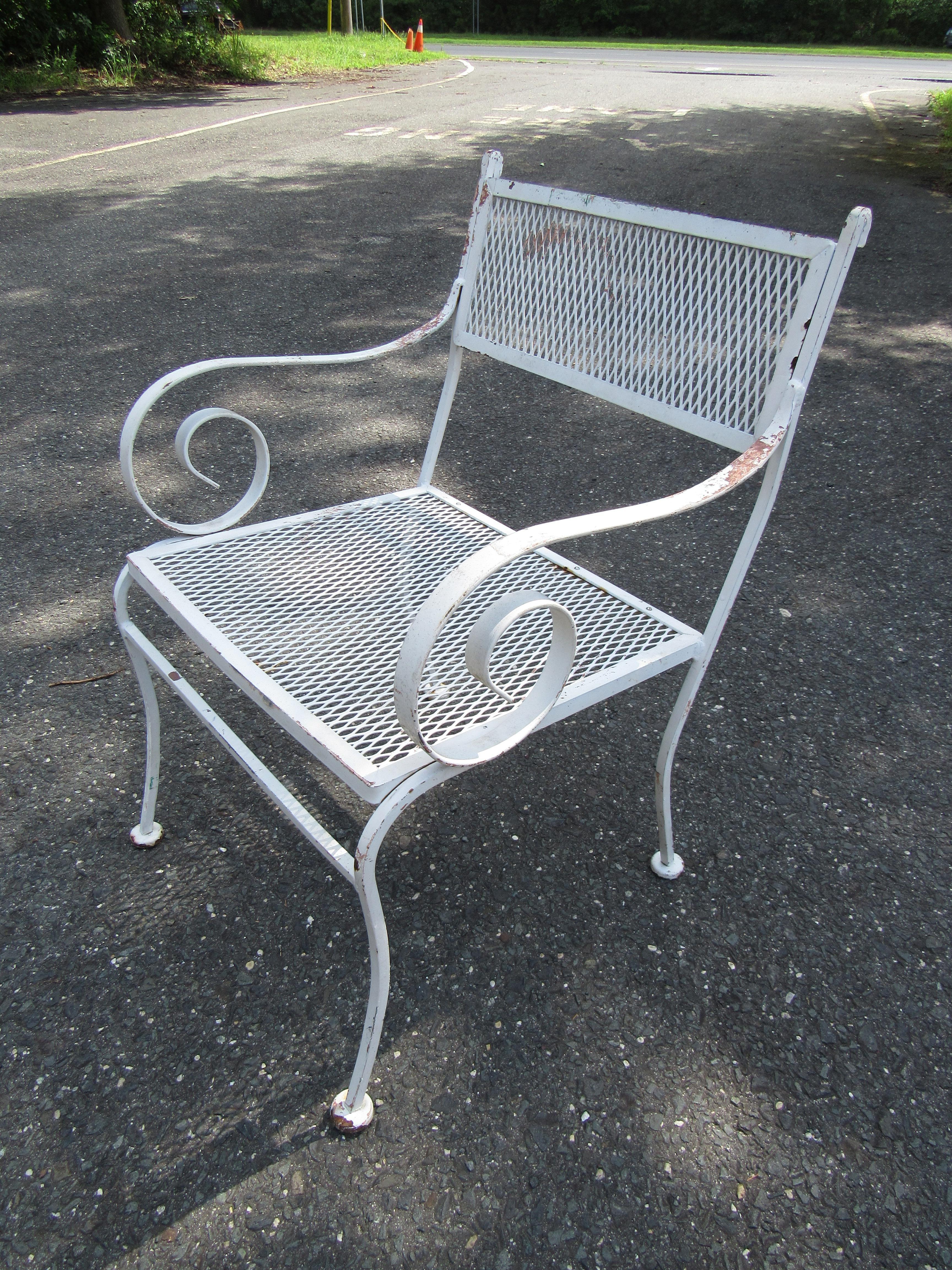 Vintage Iron Patio Dining Set 2