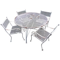 Vintage Iron Patio Dining Set