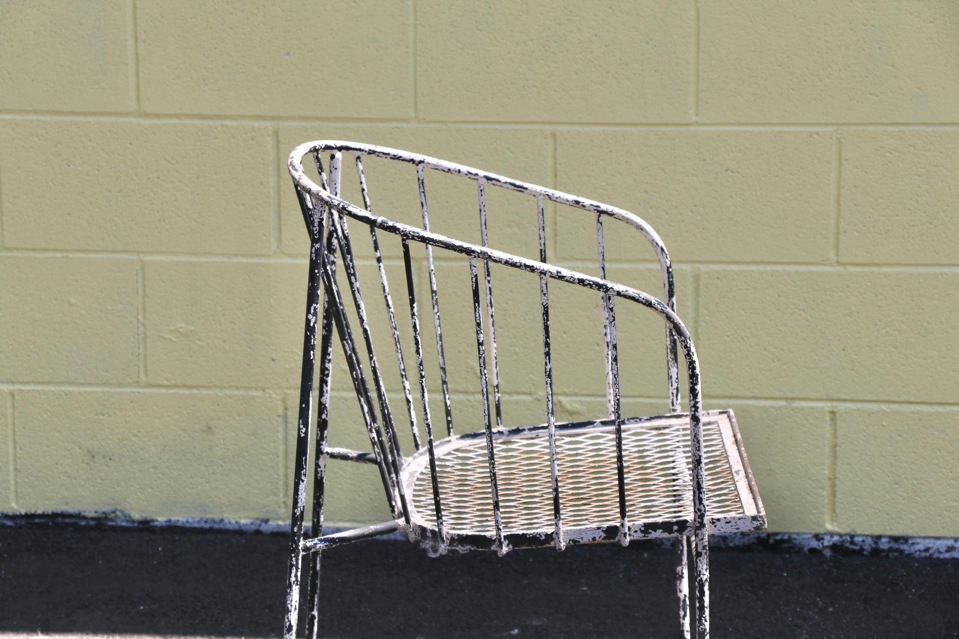 Sessel aus Eisen im Paul McCobb-Stil aus Eisen im Angebot 4
