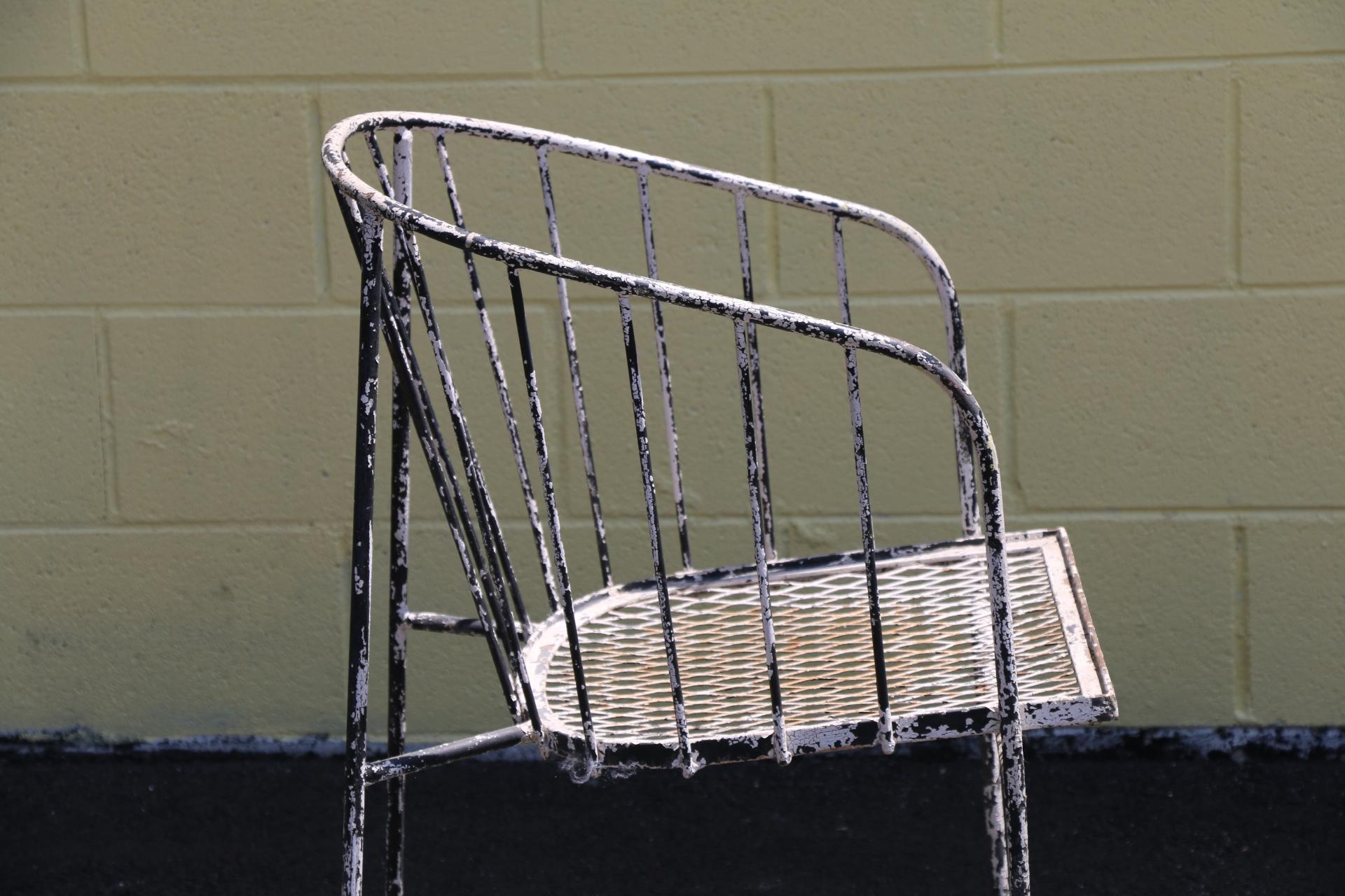 Sessel aus Eisen im Paul McCobb-Stil aus Eisen im Angebot 2