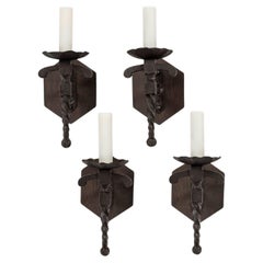 Used Iron Single Arm Sconces