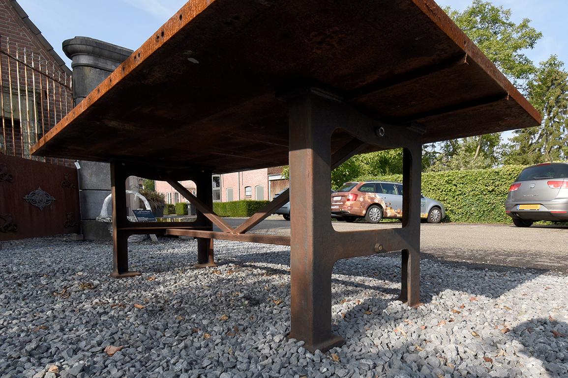 Mid-19th Century Vintage Iron Table, 19th Century