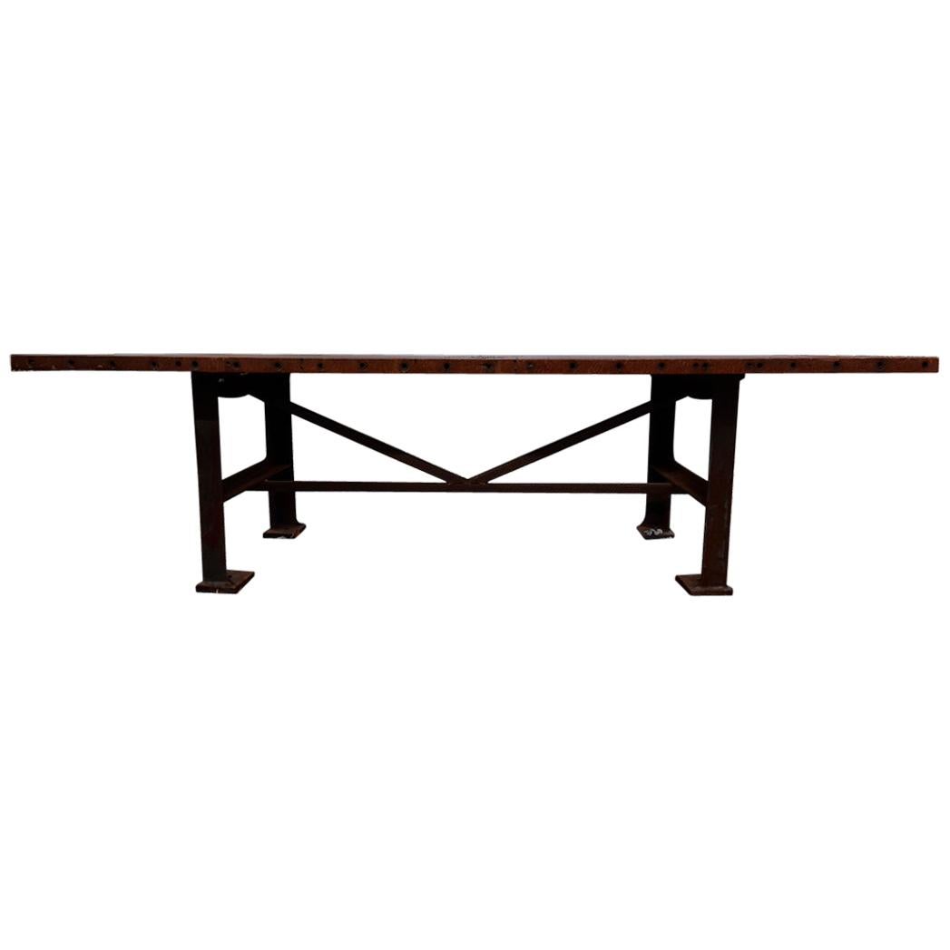 Vintage Iron Table, 19th Century