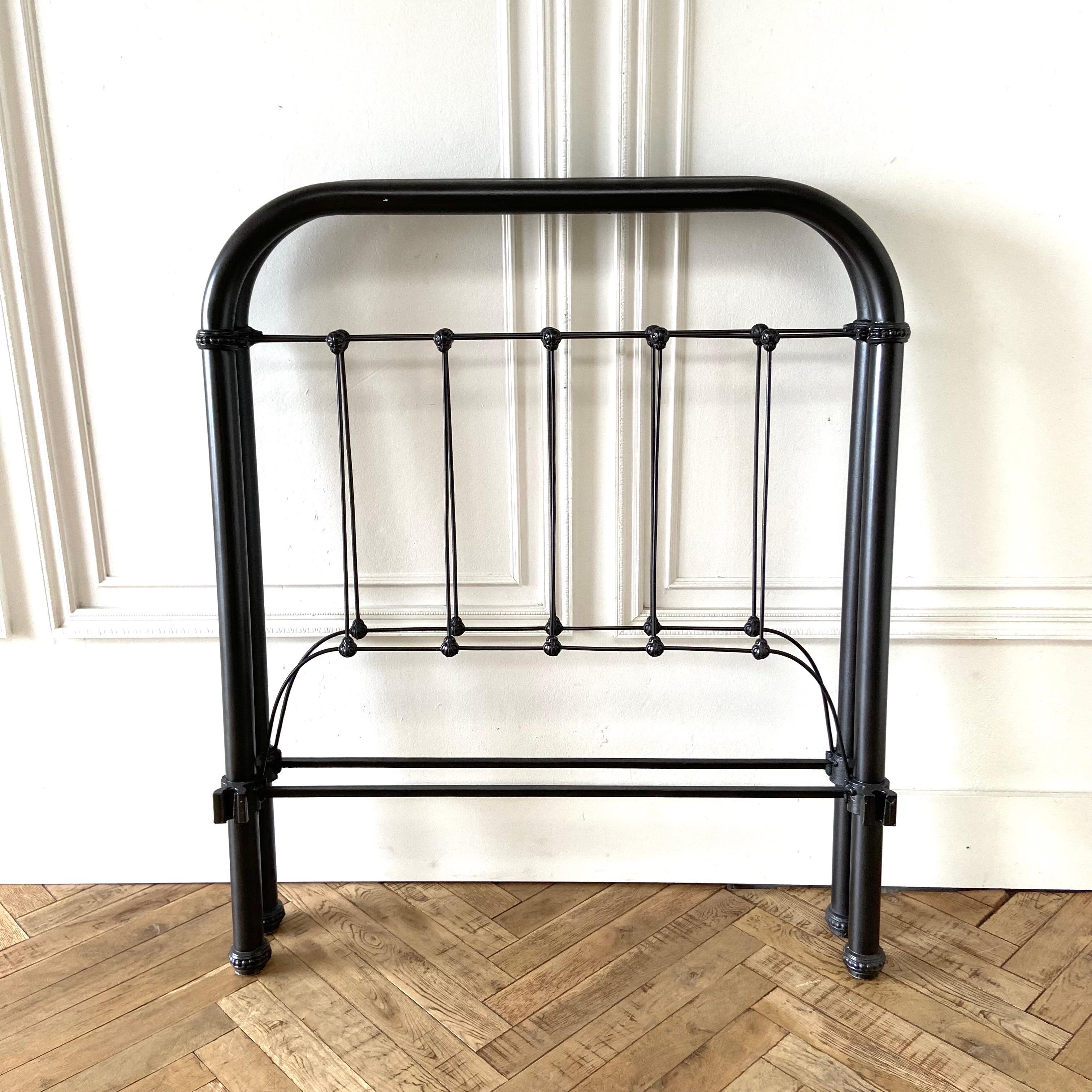 vintage iron twin bed