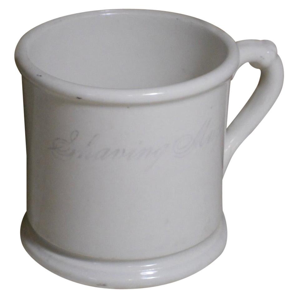 Vintage Ironstone Shaving Mug For Sale