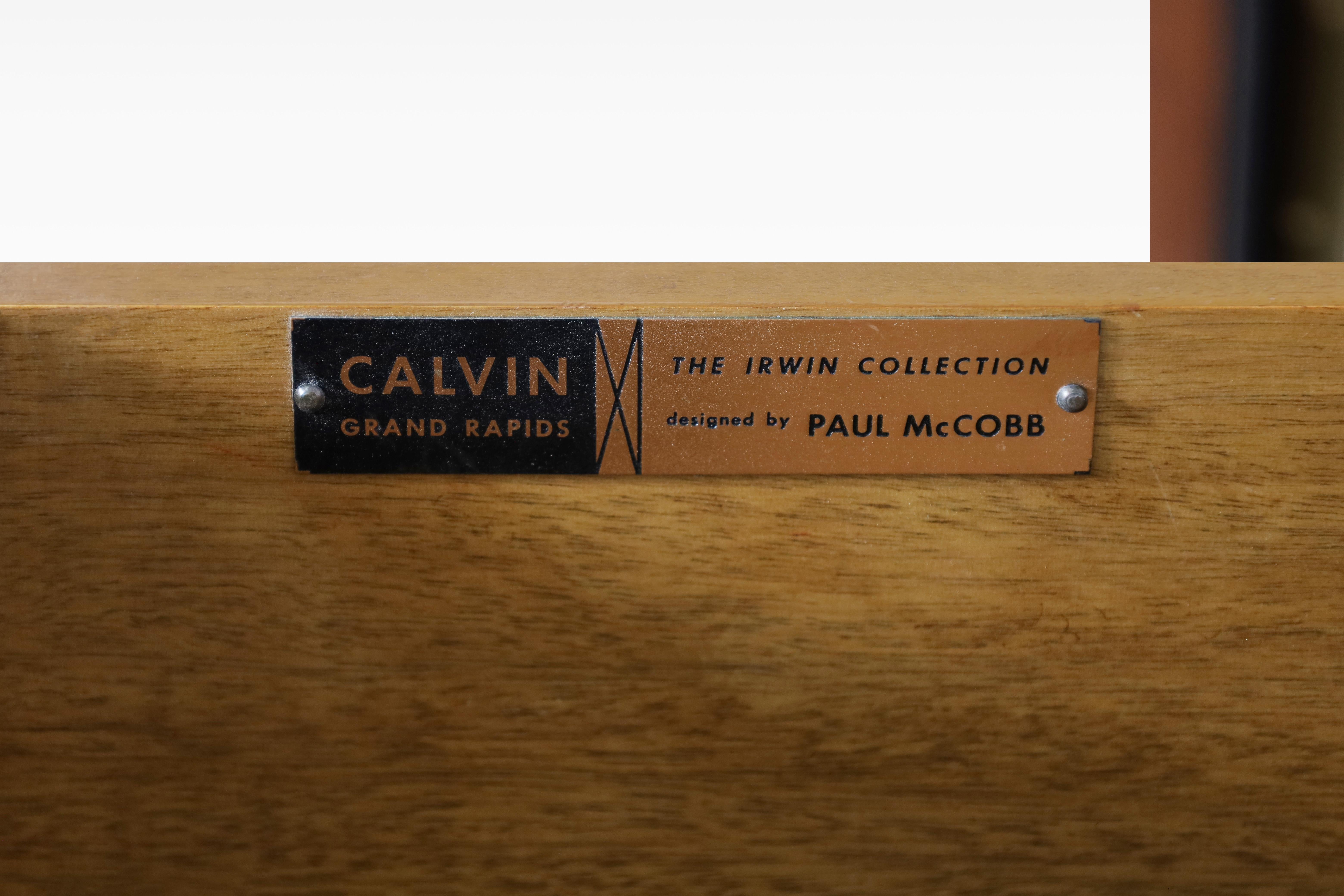 Vintage-Anrichte „Irwin Collection“ aus Mahagoni und Messing von Paul McCobb im Angebot 8