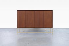 Vintage "Irwin Collection" Mahogany and Brass Credenza by Paul McCobb