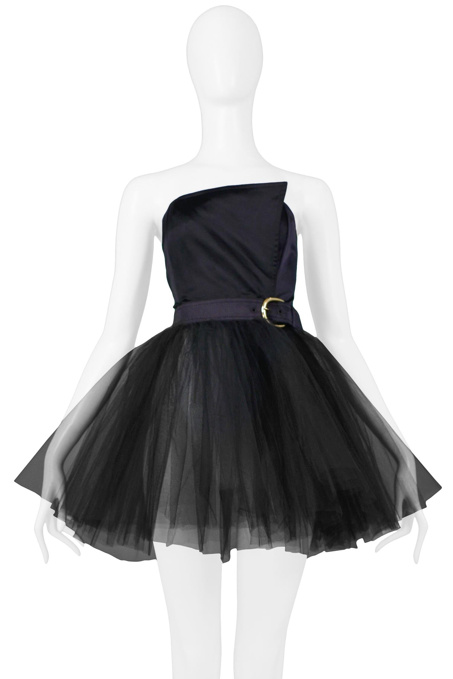 black ballerina dress