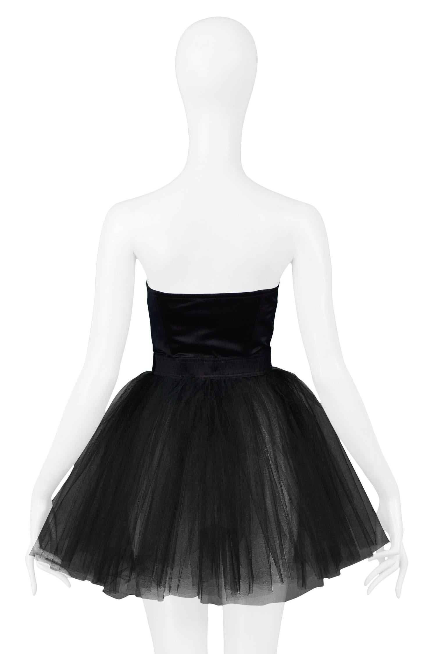 Vintage Isaac Mizrahi Black Ballerina Tutu Dress In Excellent Condition In Los Angeles, CA