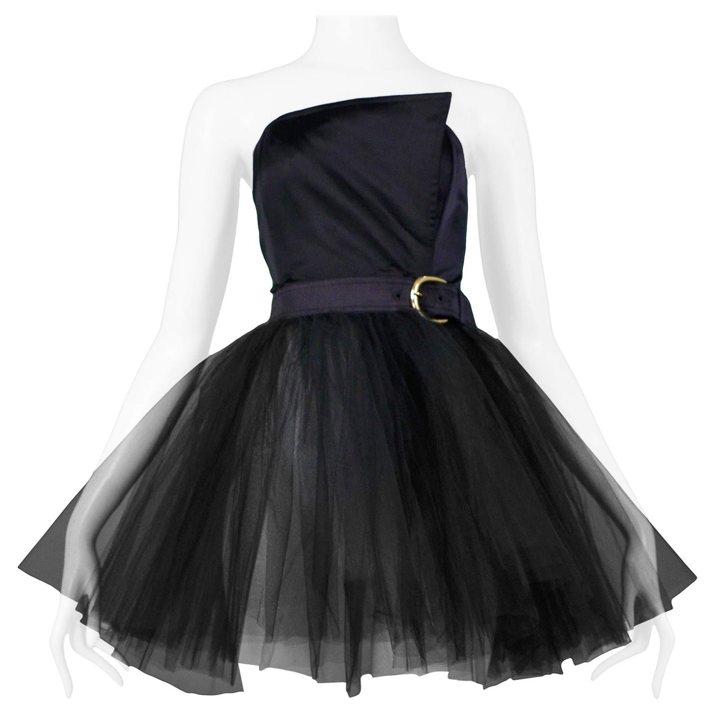 Vintage Isaac Mizrahi Black Ballerina Tutu Dress