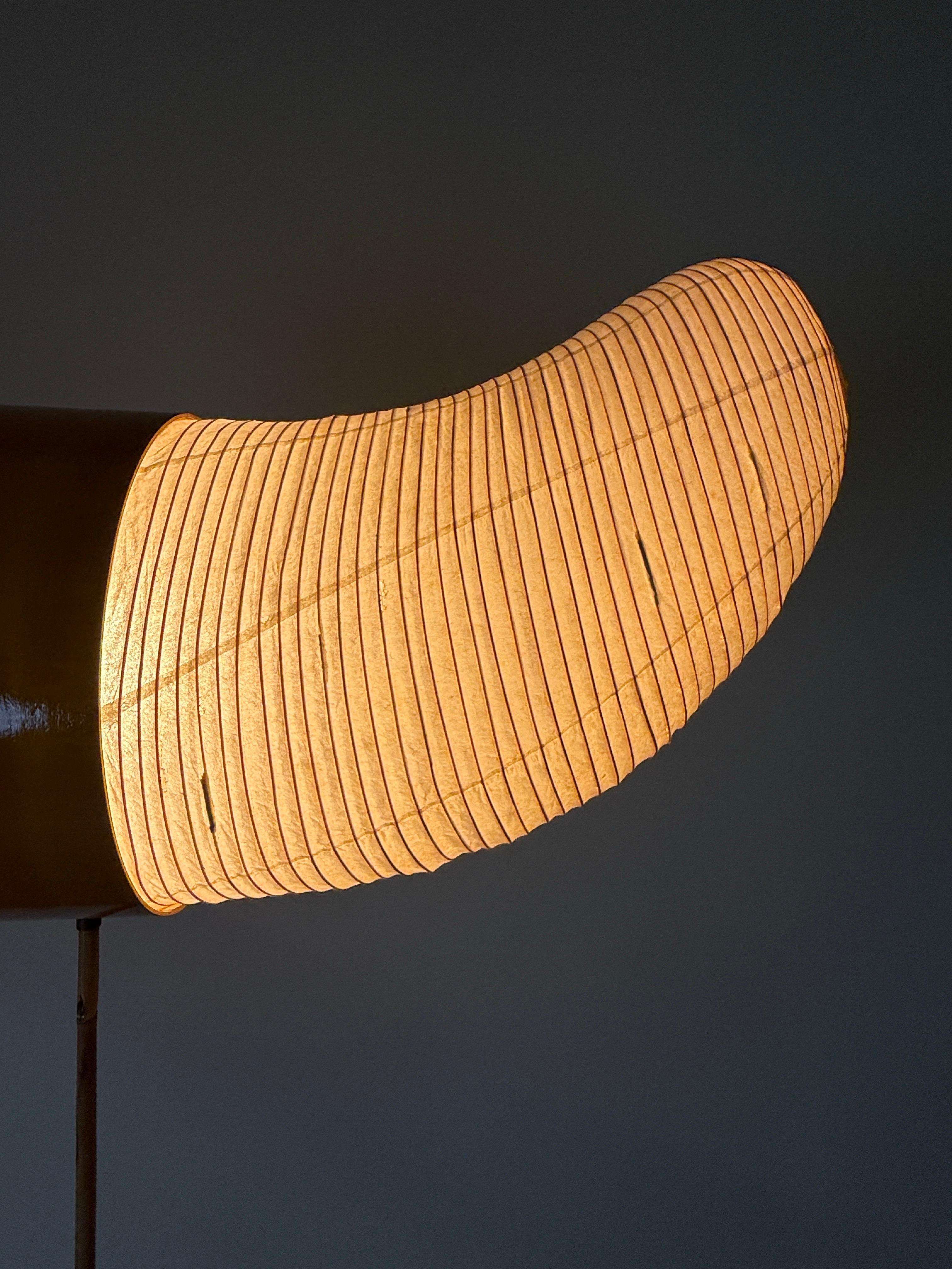 Lámpara de pie Vintage Isamu Noguchi Akari BB3-33S 5