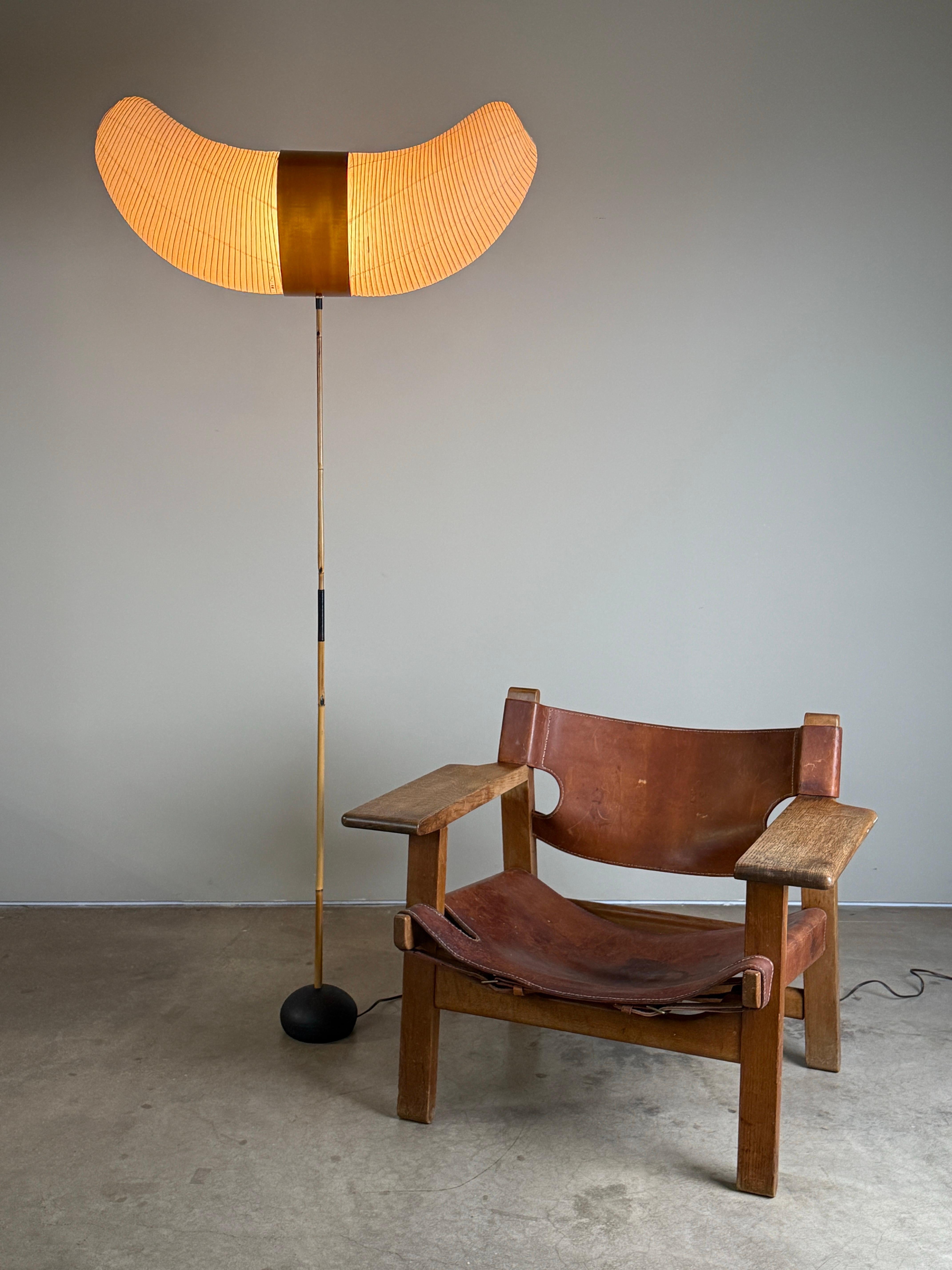 Lámpara de pie Vintage Isamu Noguchi Akari BB3-33S 9