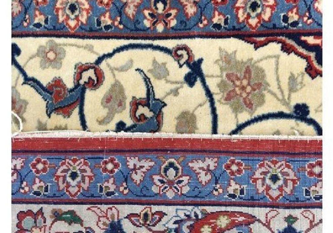 Vintage Isfahan-Teppich 1,55m X 1,09m im Angebot 5