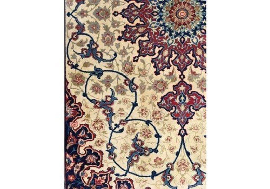 Vintage Isfahan-Teppich 1,55m X 1,09m im Angebot 2