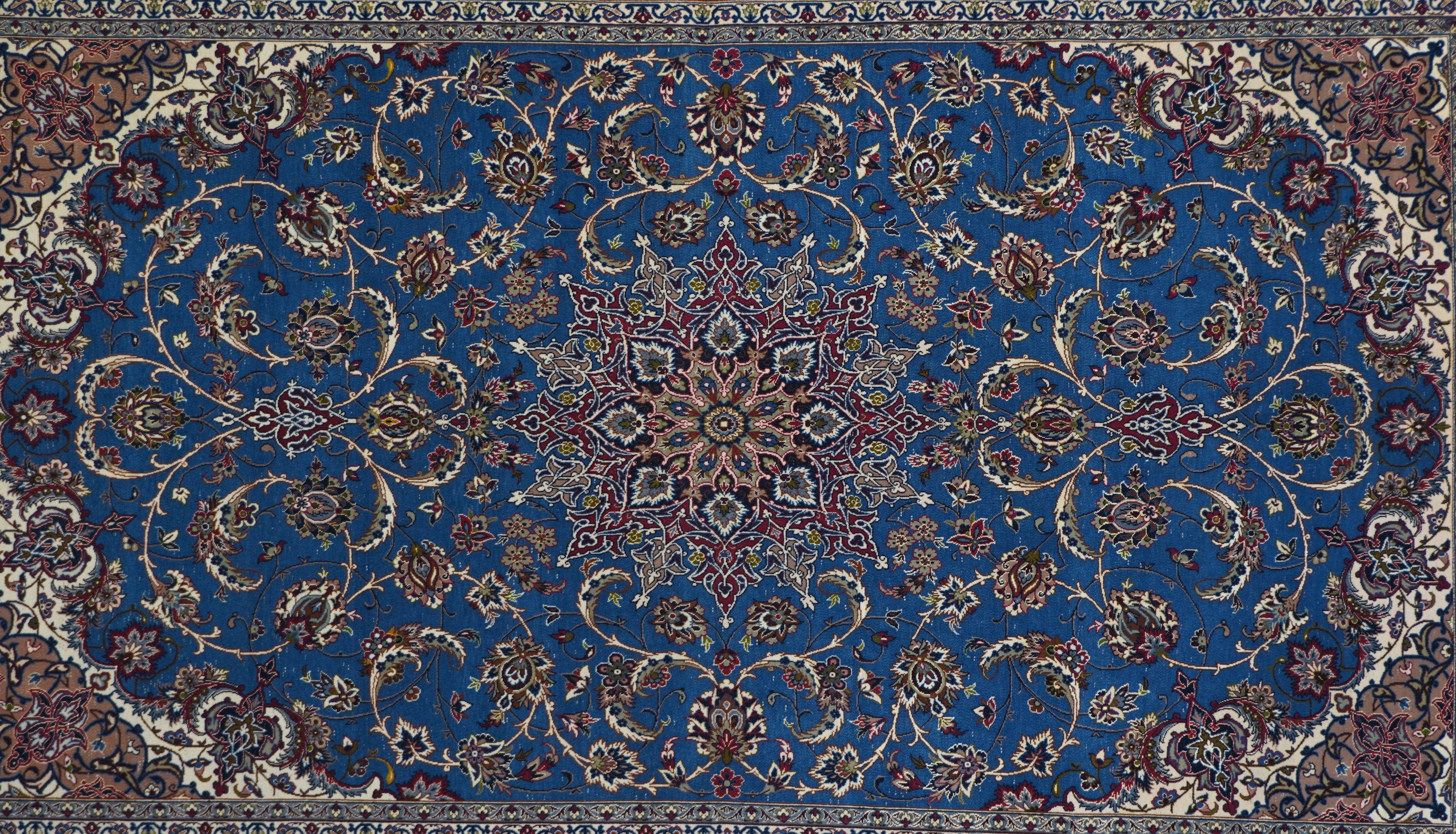Isfahan-Teppich 5'1'' x 7'10'' (Persisch) im Angebot
