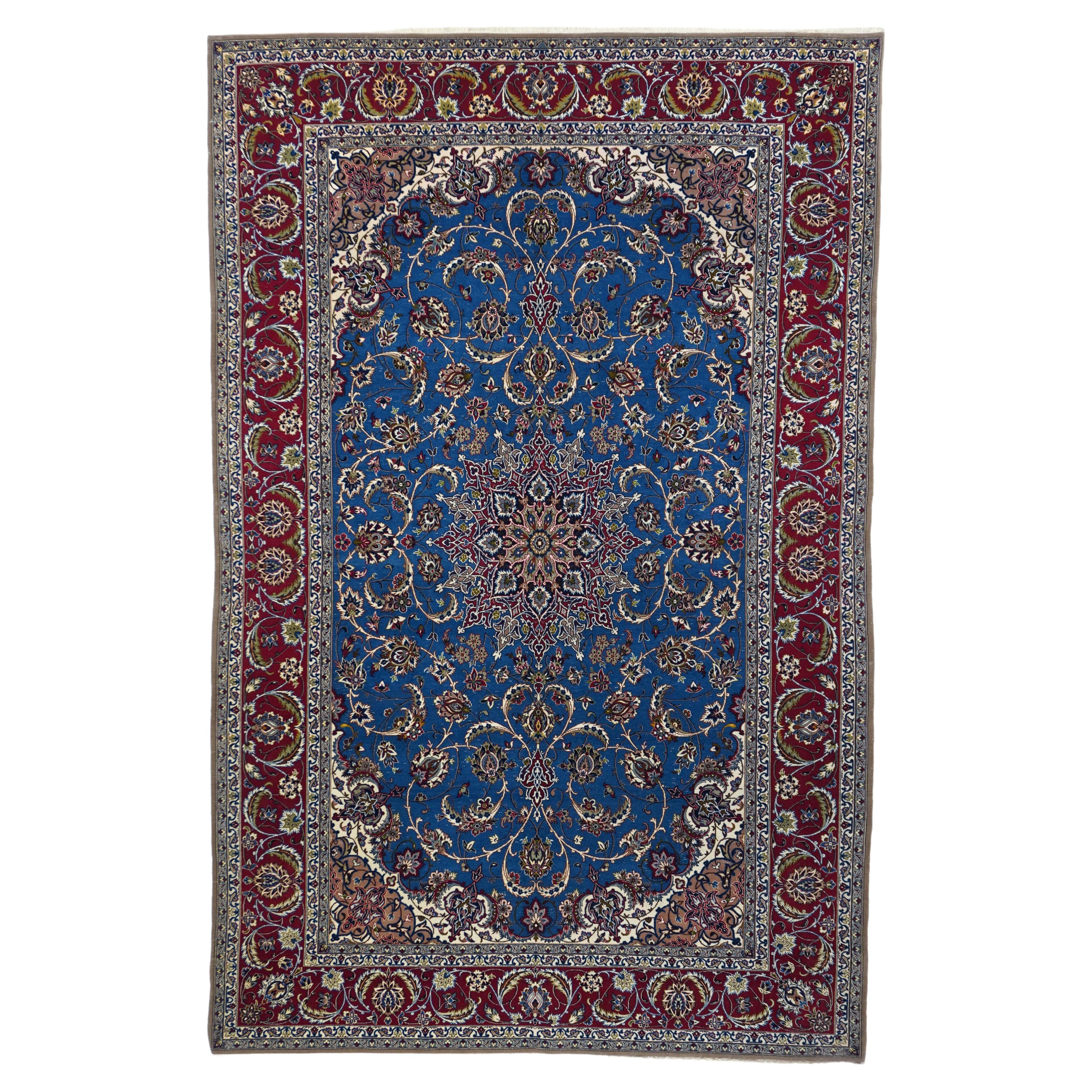 Vintage Isfahan Rug For Sale