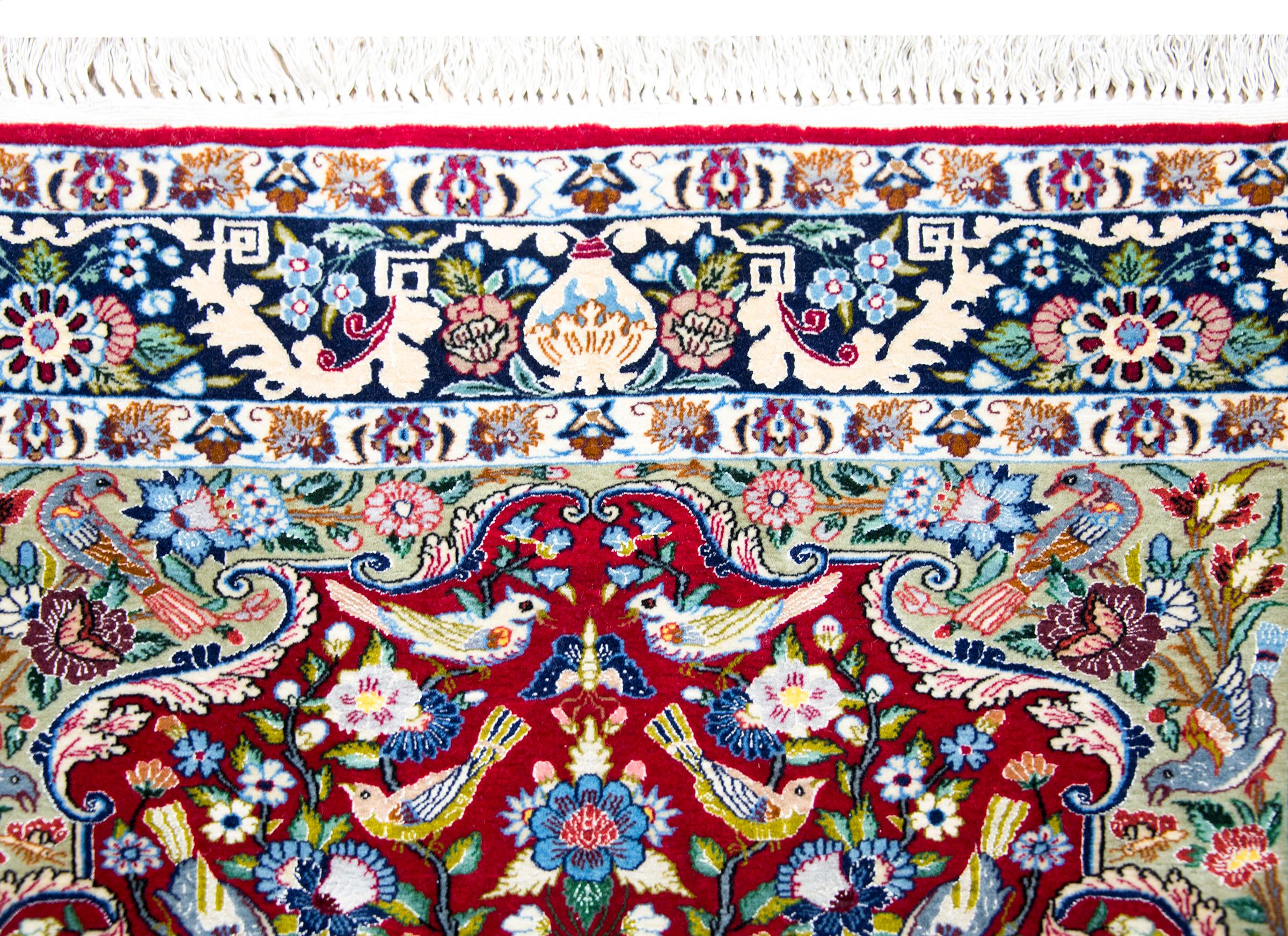 Vintage Isfahan Rug For Sale 3