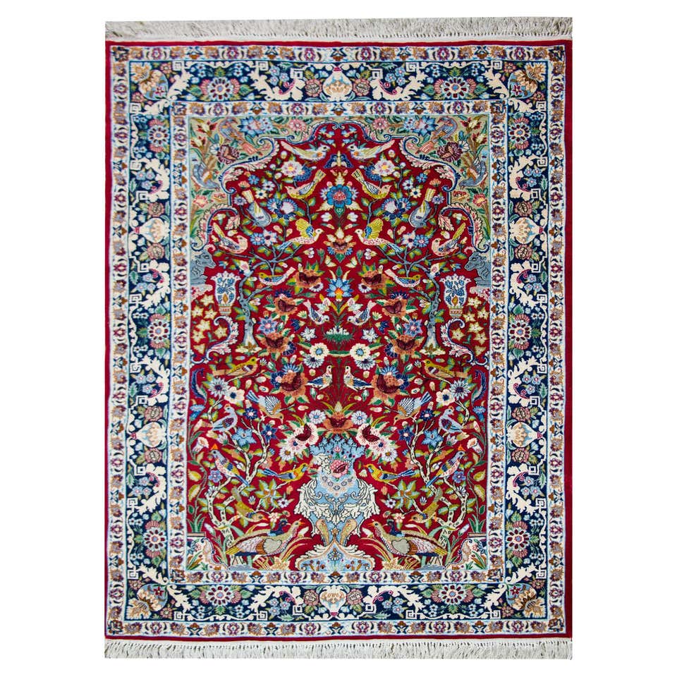 Silk Persian Rugs - 945 For Sale at 1stDibs | silk persian rugs for ...
