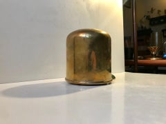 Vintage Israeli Church Tithing Bank in Brass