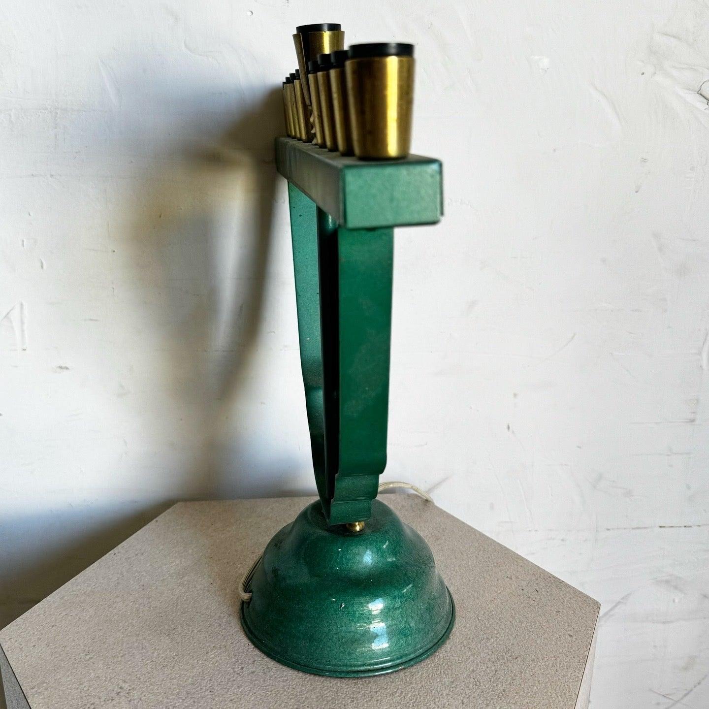 Vintage Israeli Stämme Israels Menorah/Chanukia Lampe (Ende des 20. Jahrhunderts) im Angebot