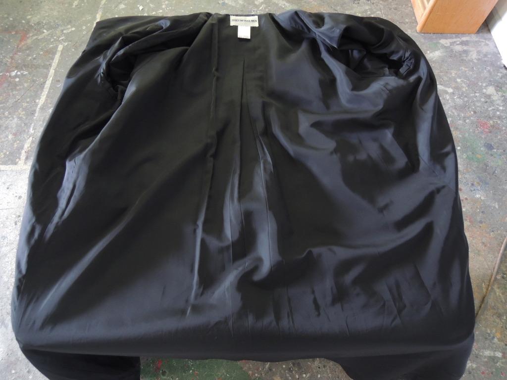 Vintage Issey Miyake Men Black Oversize Windcoat 5