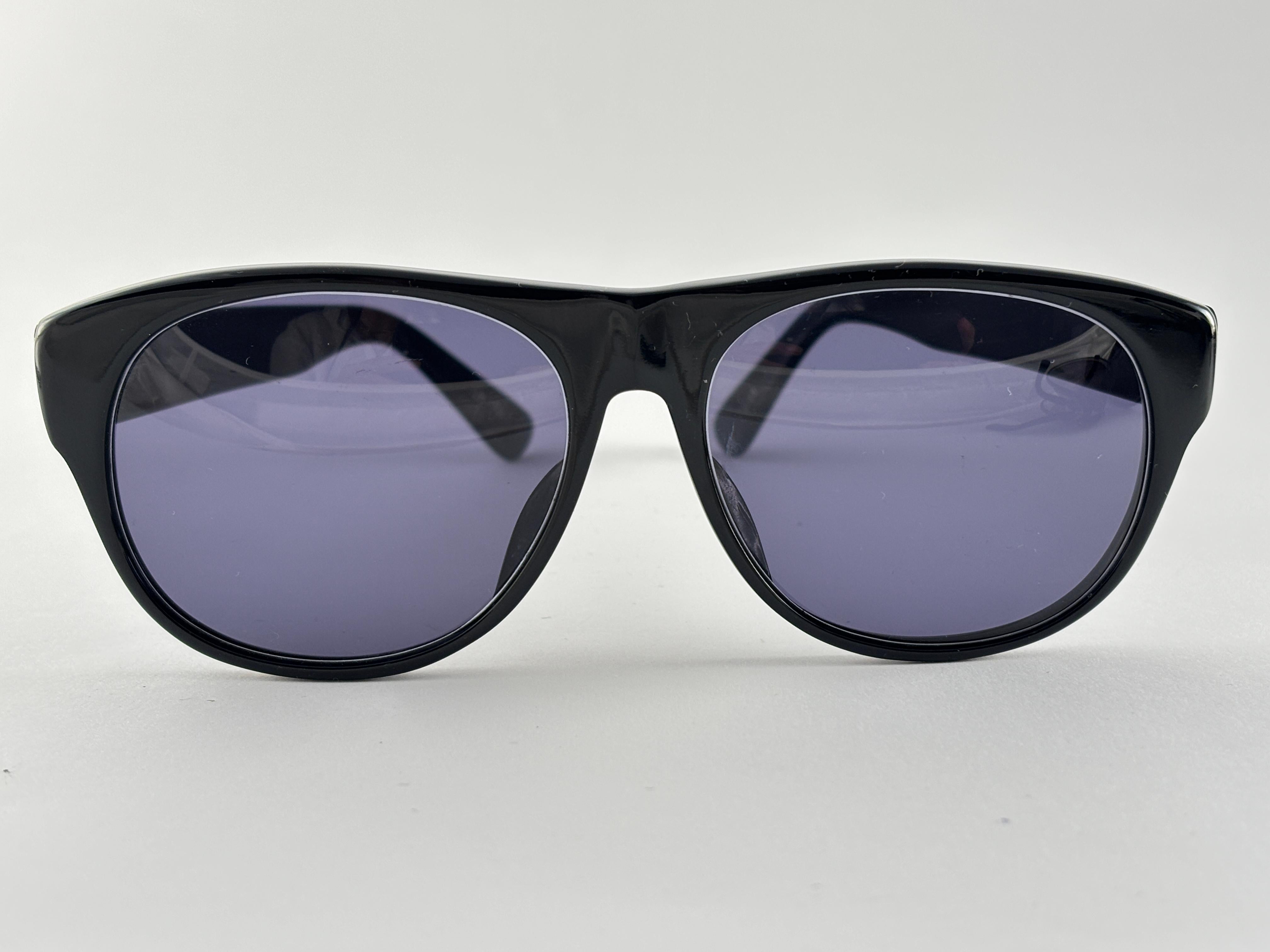 Vintage Issey Miyake Men IM 107 Oversized Black Japan Sunglasses For Sale 7