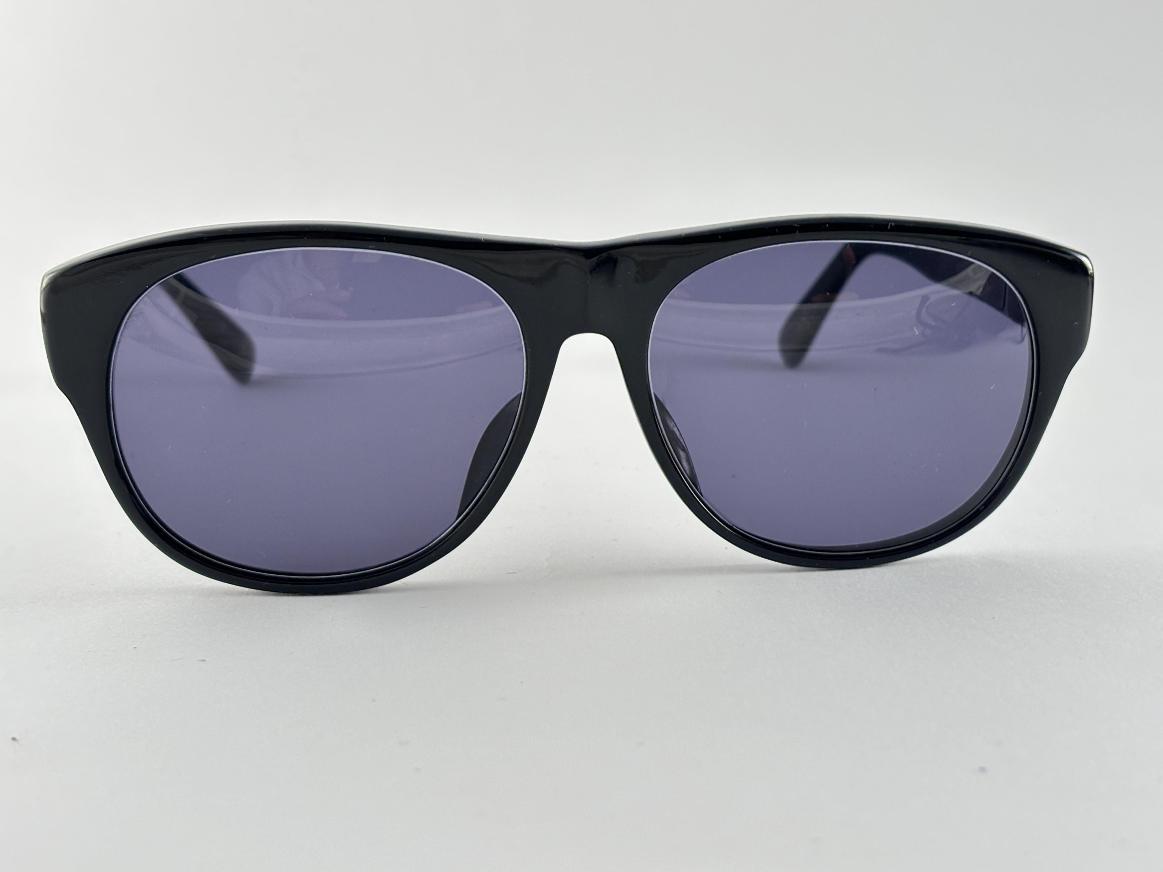 Vintage Issey Miyake Men IM 107 Oversized Black Japan Sunglasses For Sale 3
