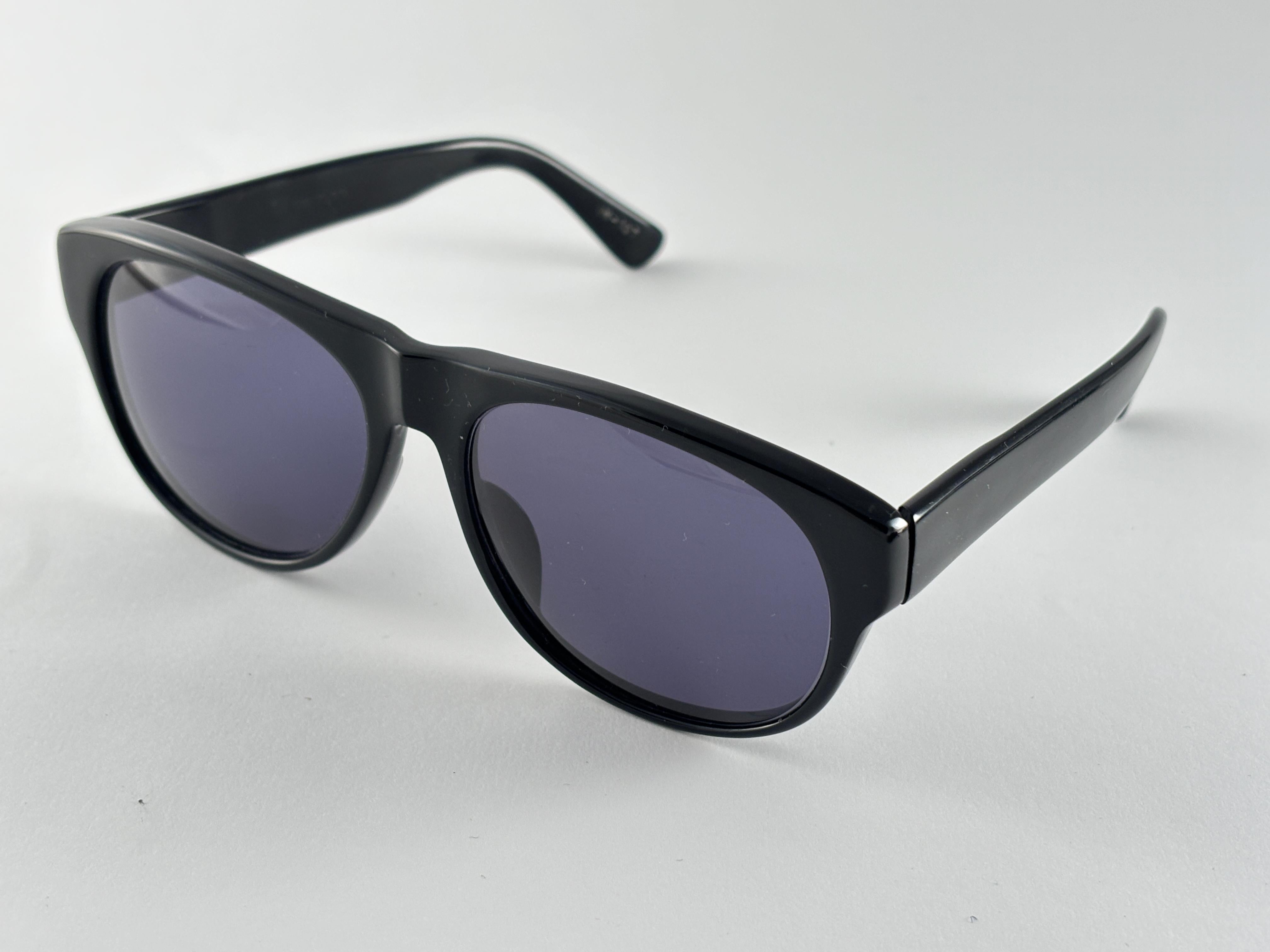 Vintage Issey Miyake Men IM 107 Oversized Black Japan Sunglasses For Sale 5