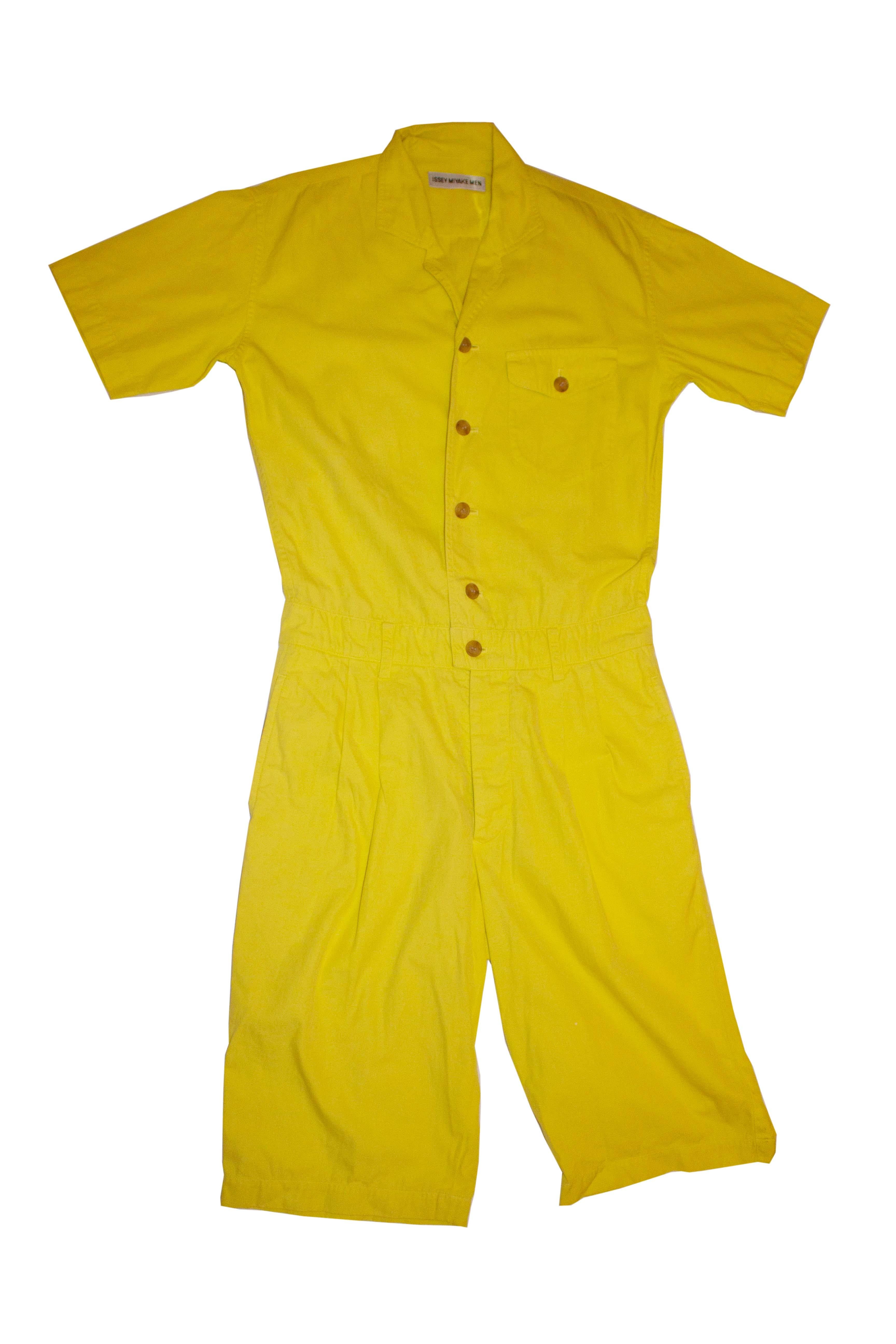 yellow jumpsuit for men