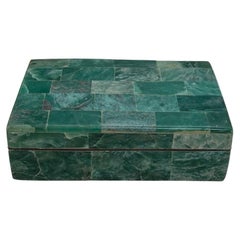 Vintage Italia Green Decorative Box 1960