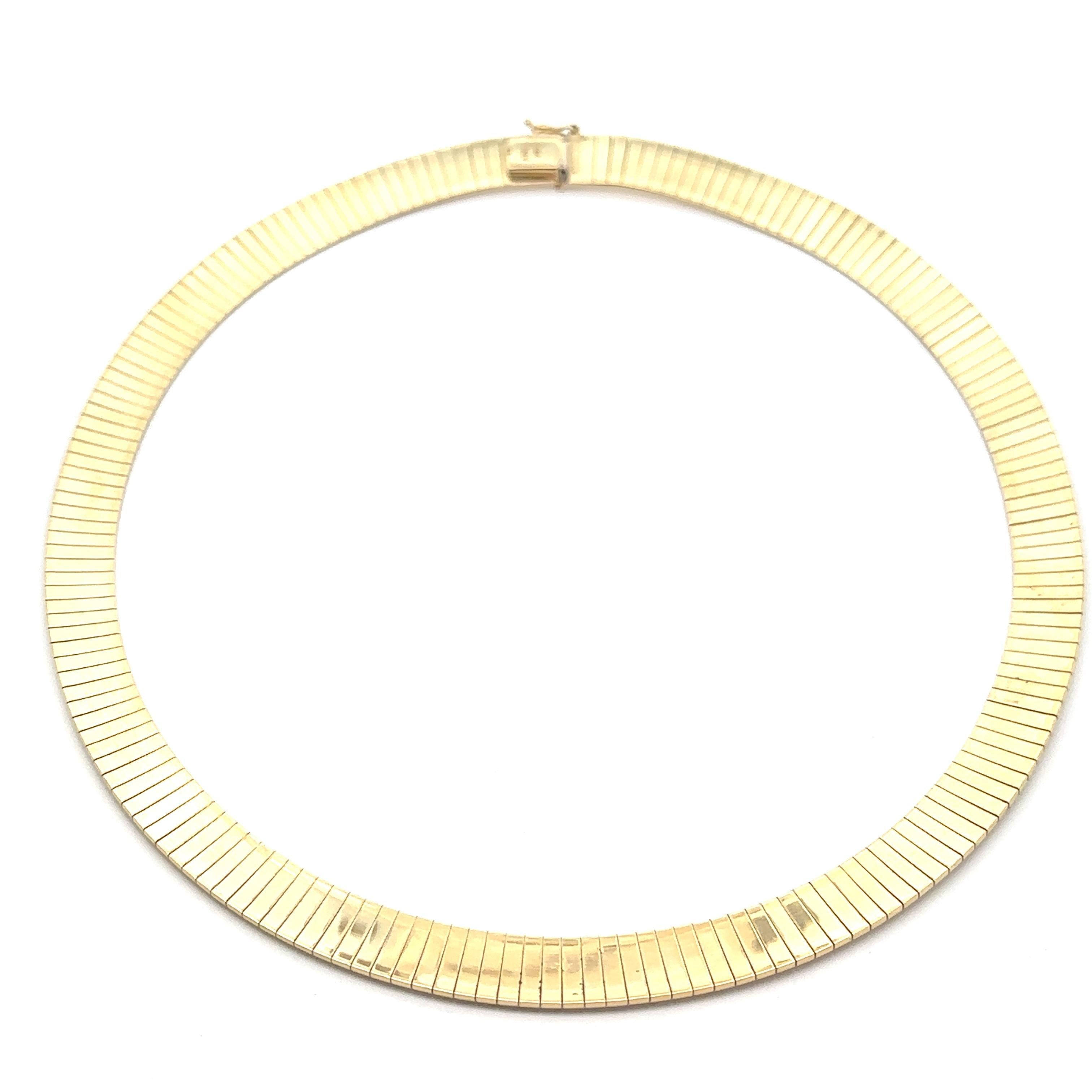 Vintage Italian 14k Yellow Gold 16