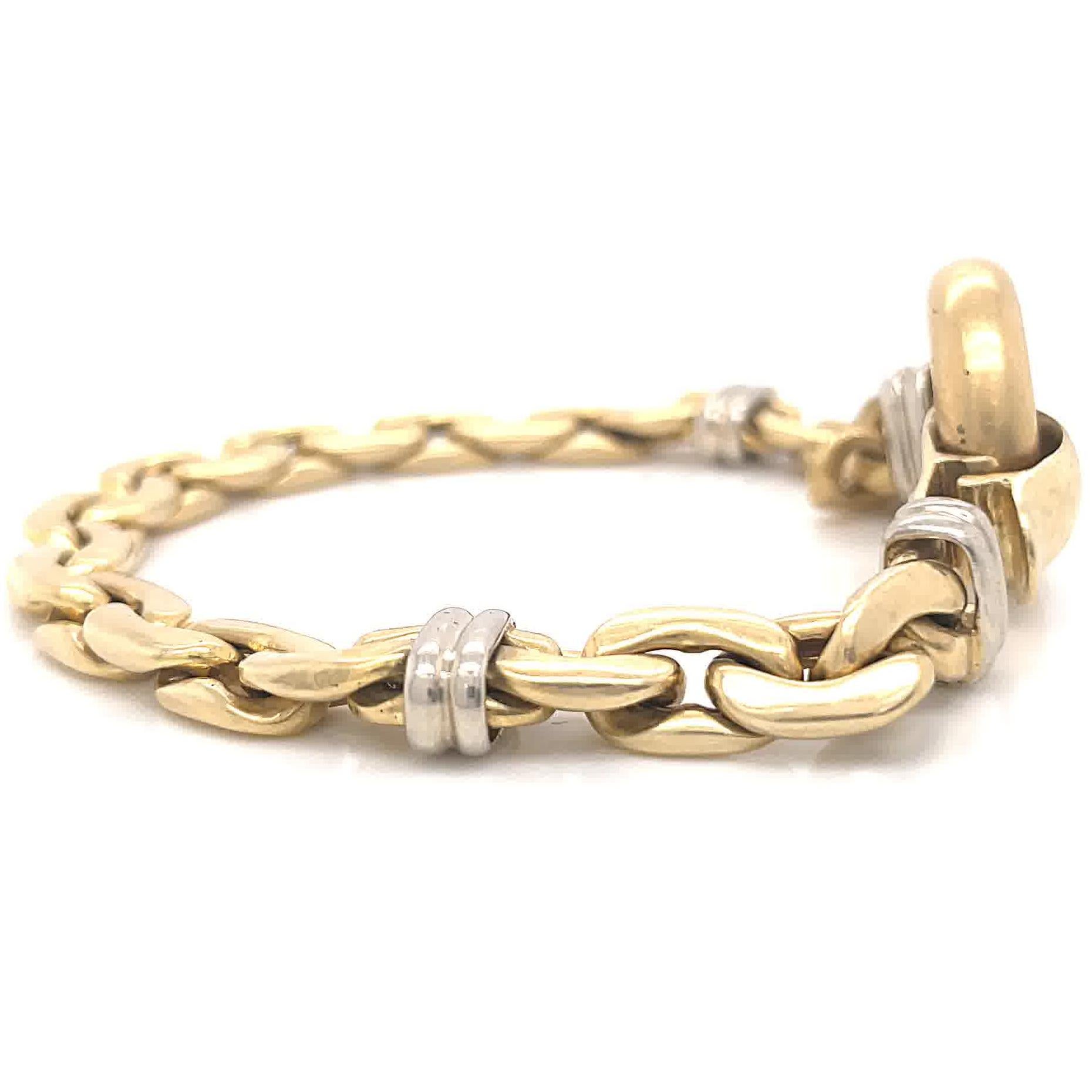 Vintage Italian 18 Karat Gold Bracelet 2