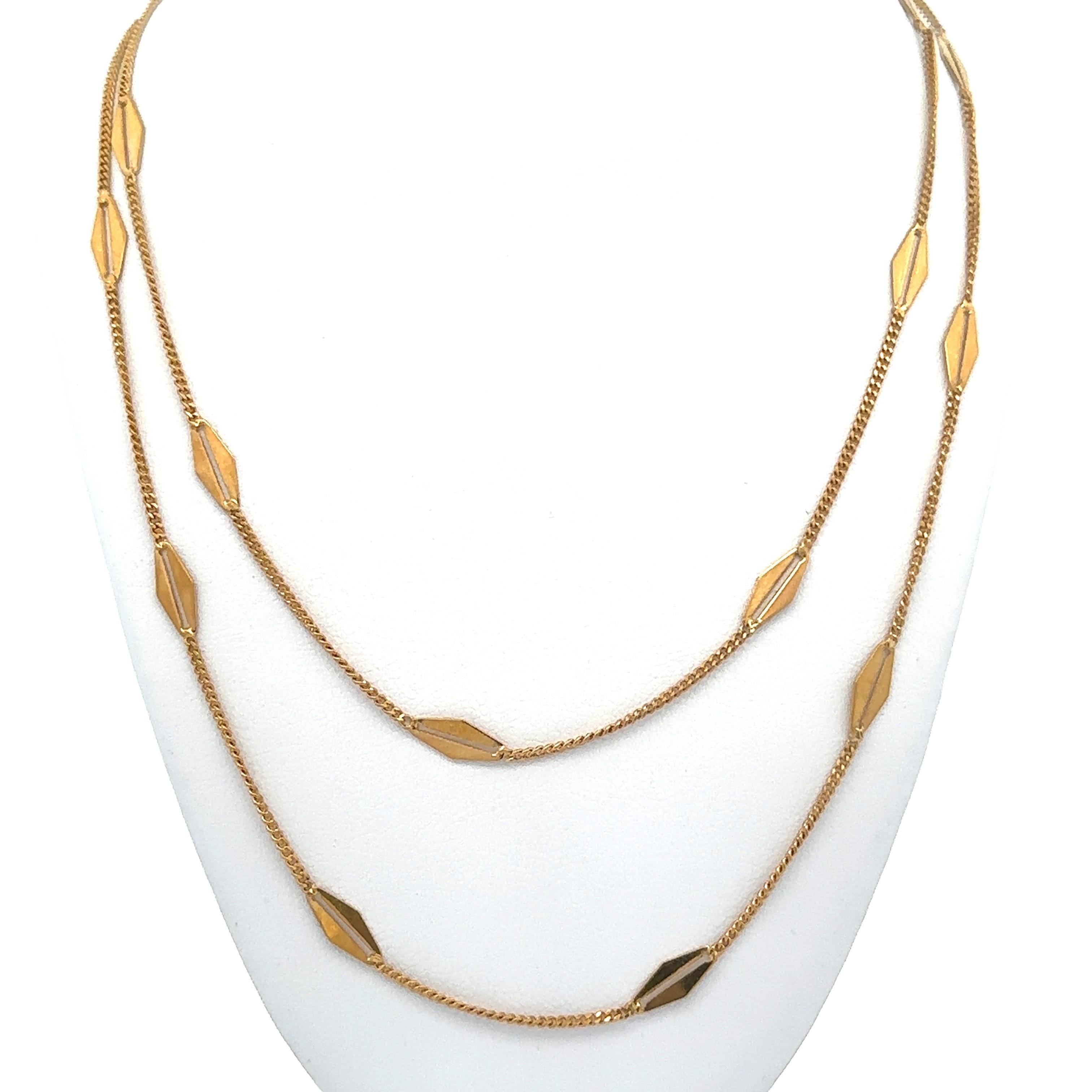 Vintage Italian 18k Gold 30