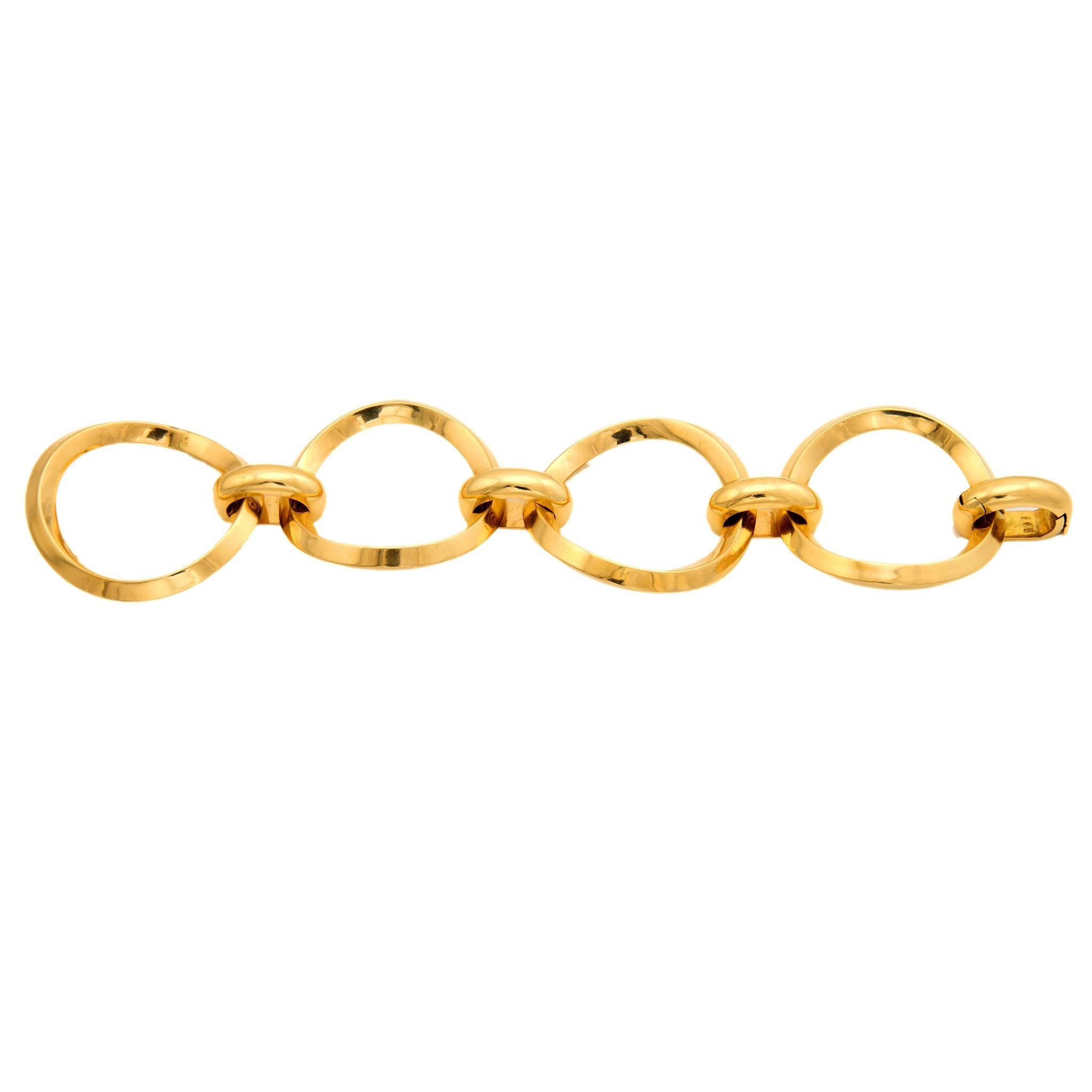 Donna Braccialetto d'epoca in oro giallo 18 ct. in vendita