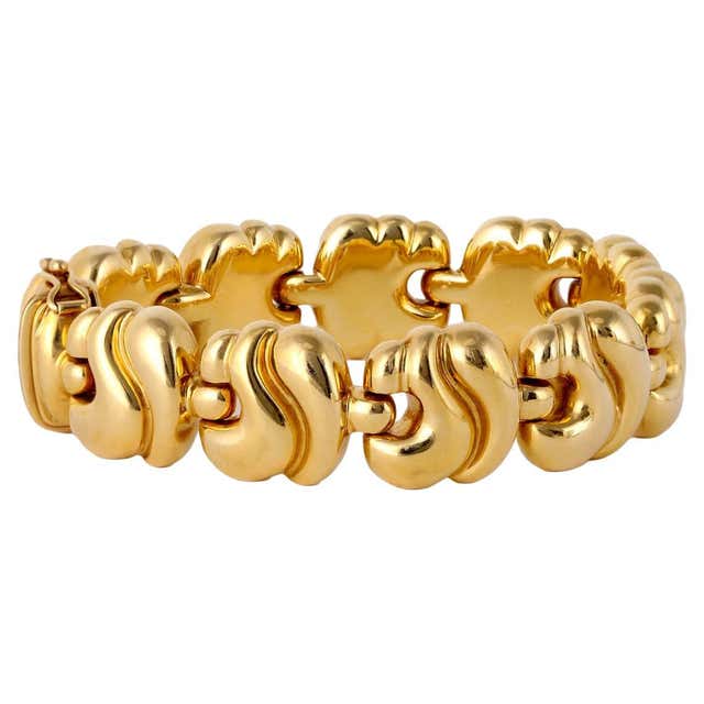 Vintage Gold Charm Bracelet For Sale at 1stDibs | vintage gold charm ...
