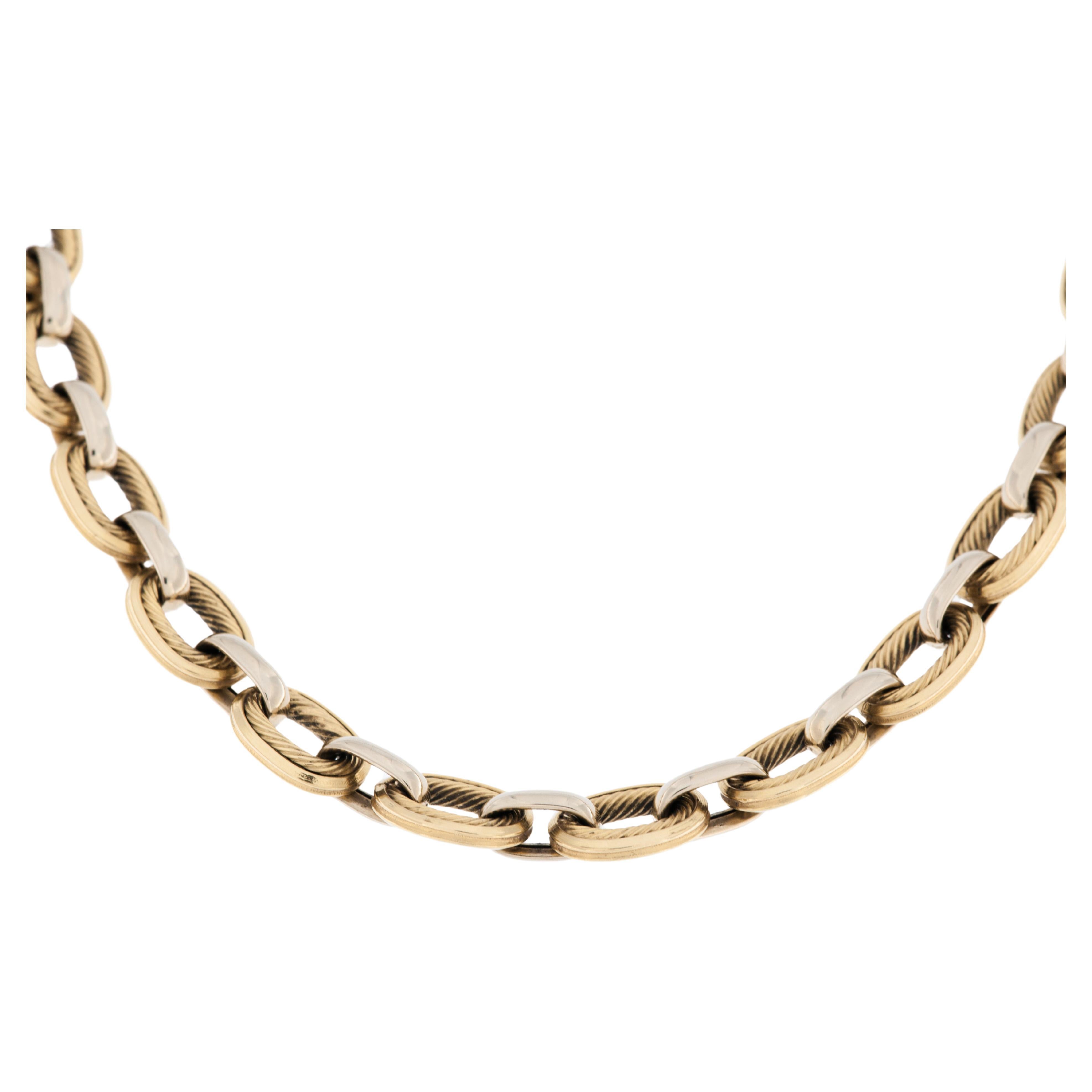 Italienische Vintage-Halskette aus 18 Karat Gold