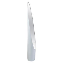 Vintage Italian 1970s Lipstick Floor Mirror in Pure White