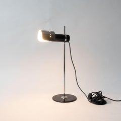 The Vintage Italian Lamp 1970s Tischlampe im Stil von Joe Colombo für Oluce, verchromt