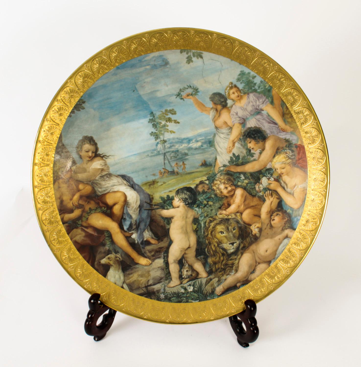 Chargeur Vintage en Porcelaine Italienne Milieu du 20ème siècle en vente 12