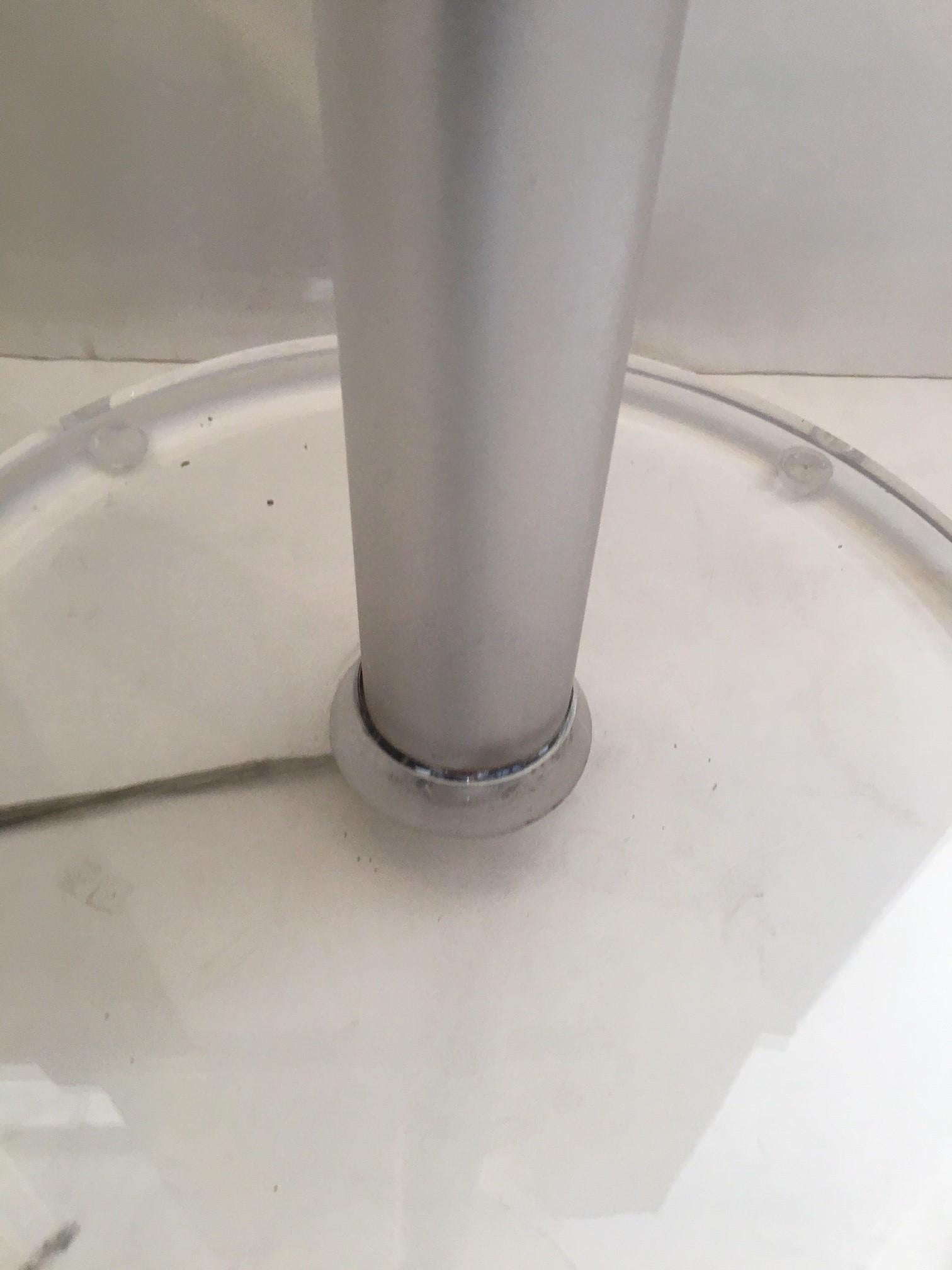 Vintage Italian Acrylic Hardwired with Foot Switch Floor Lamp by Relco Italia For Sale 6